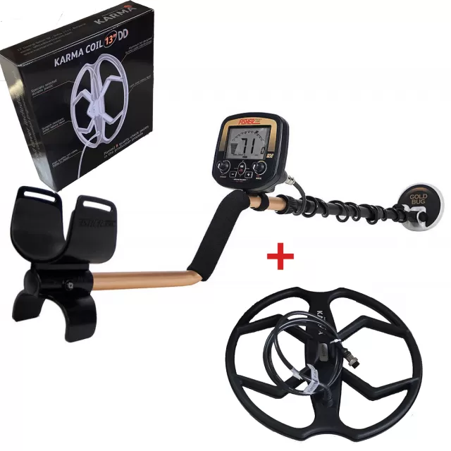 Металотърсач Fisher Gold Bug Pro Ultra с 5 Fisher и 13 Karma сонди